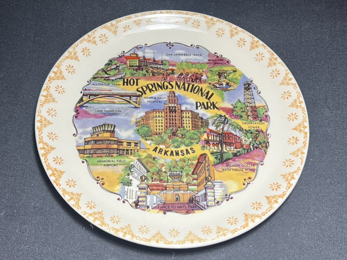 Hot Springs National Park Souvenir Plate | PU120