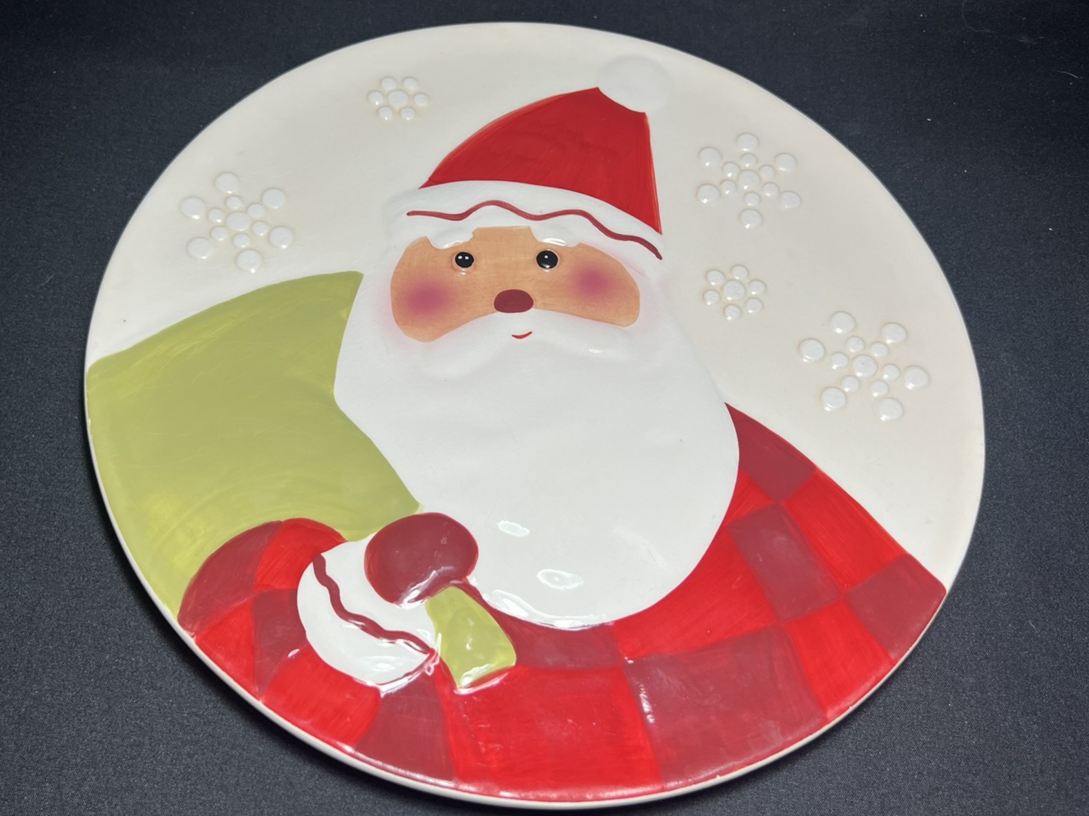 Santa Claus Ceramic Plate | H226