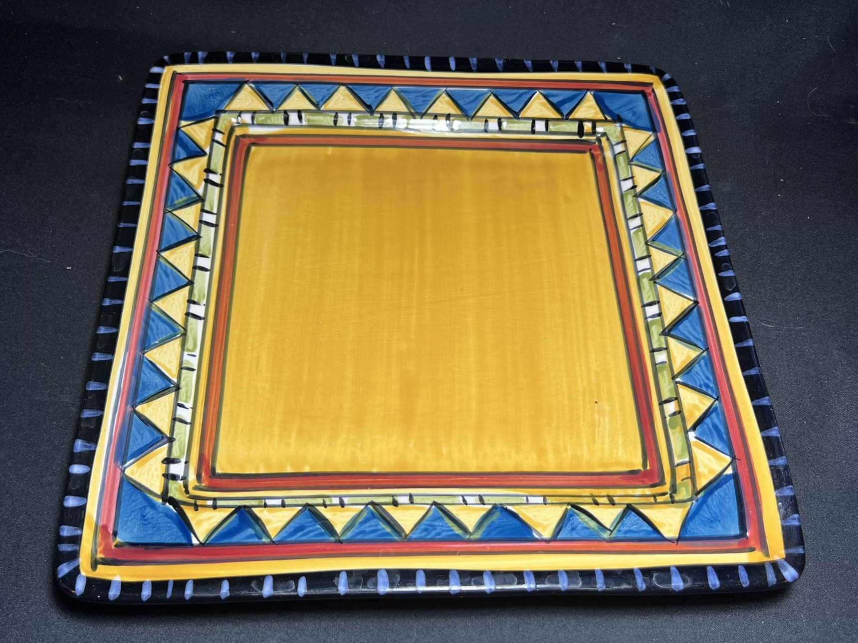 Geometric Ceramic Plate | PS124