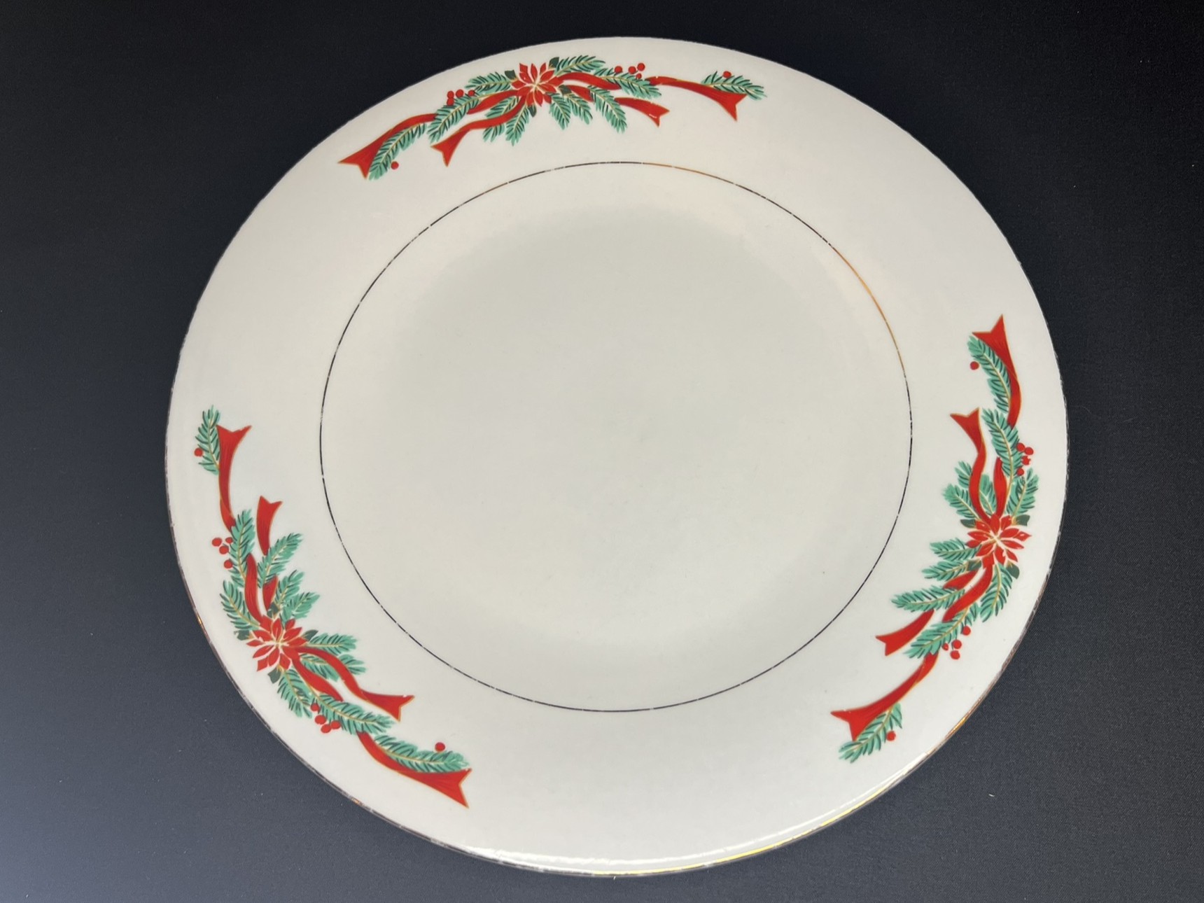 Festive Holiday Dinner Plate | H126