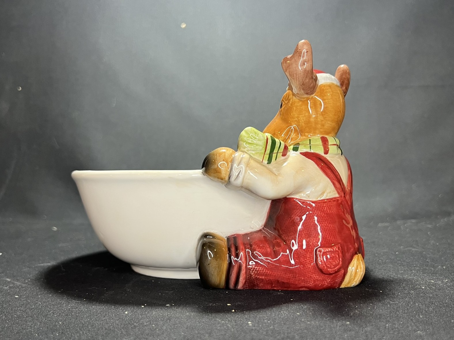 Holiday Moose Ceramic Bowl | H164