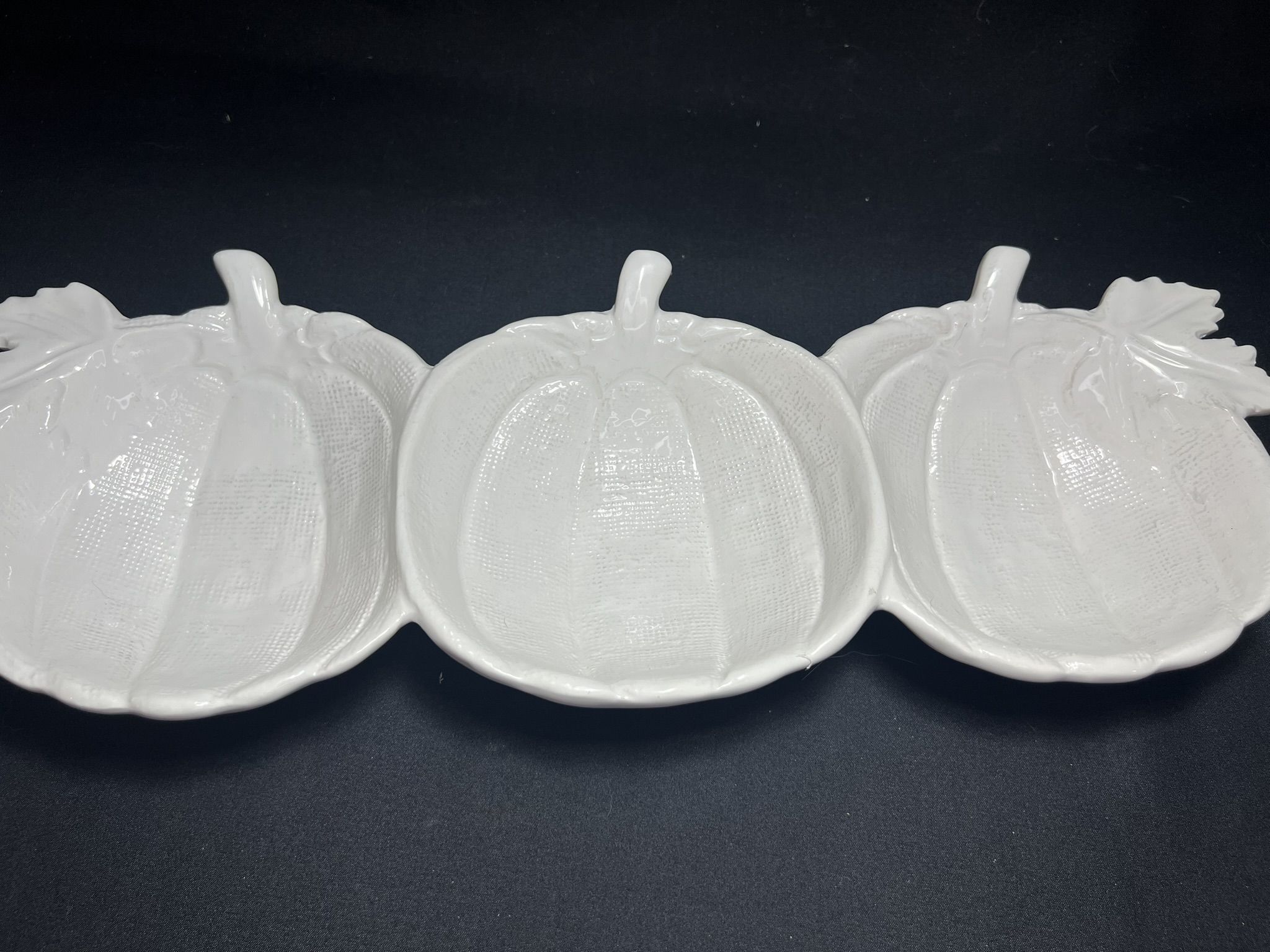 Pumpkin-Shaped Serving Dish Trio | H238