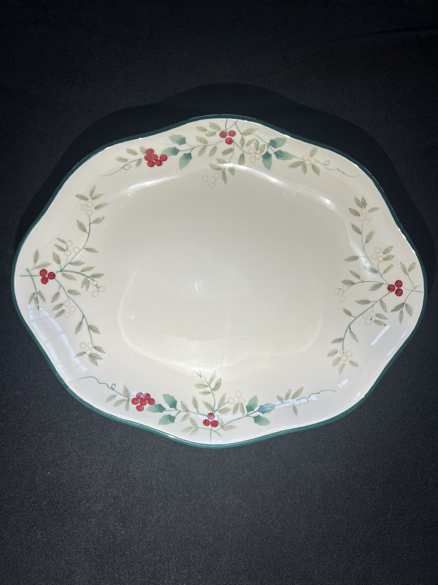 Floral Ceramic Dinner Plate | H131