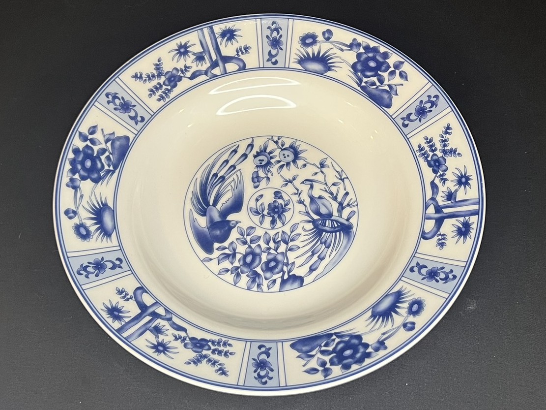 Blue and White Porcelain Soup Bowl | B116
