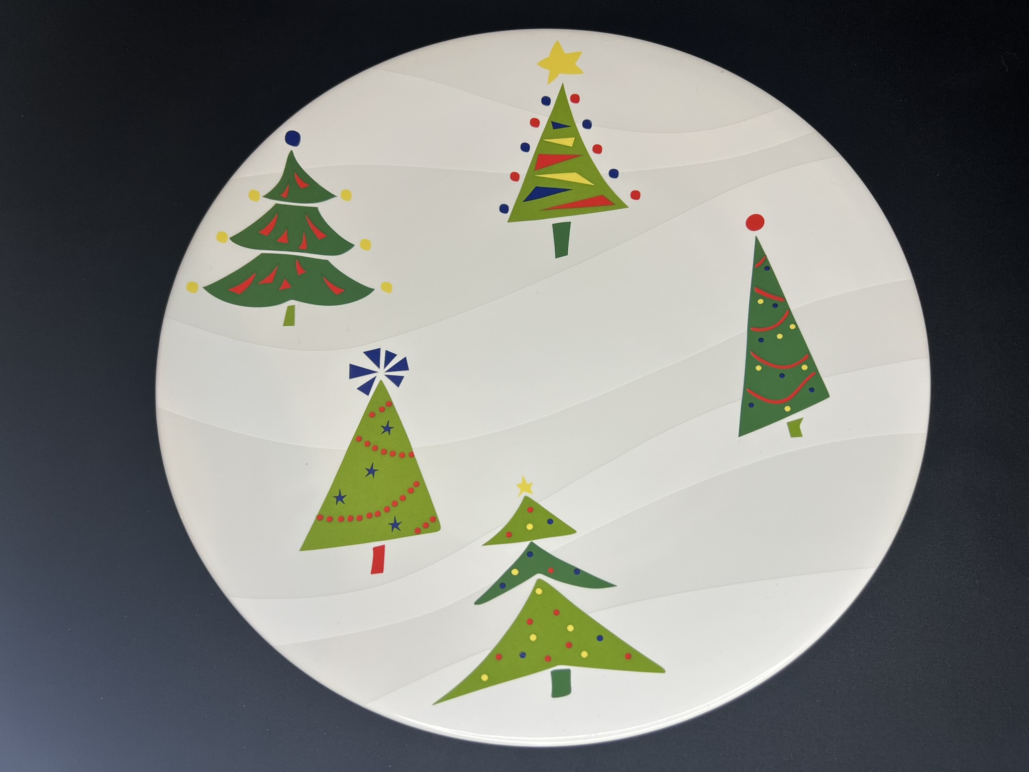 Christmas Tree Decorative Plate | H127