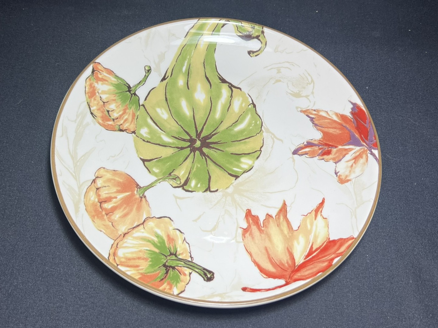 Autumn Harvest Ceramic Plate | H197