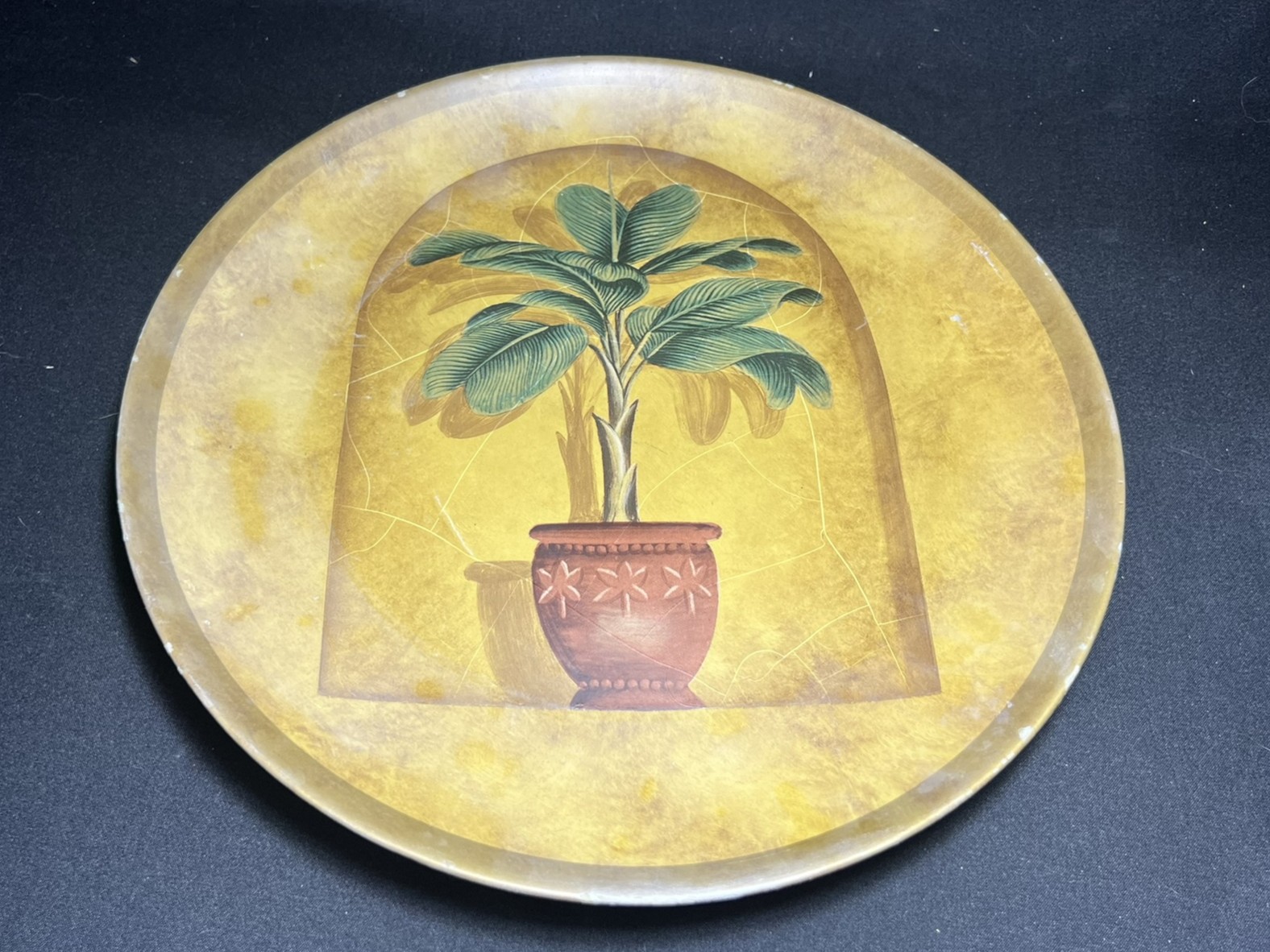 Decorative Palm Tree Plate | PU142