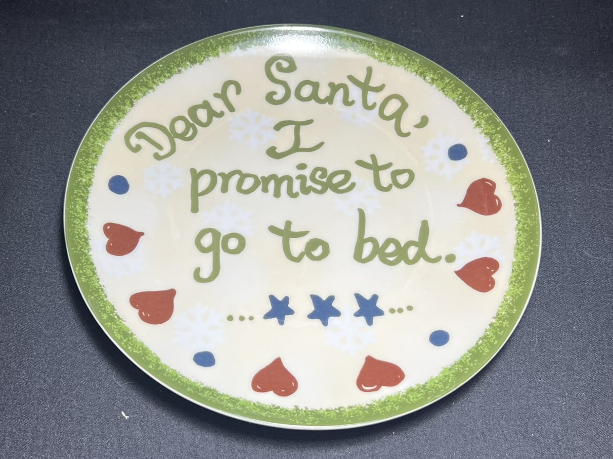 Dear Santa Decorative Plate | H199