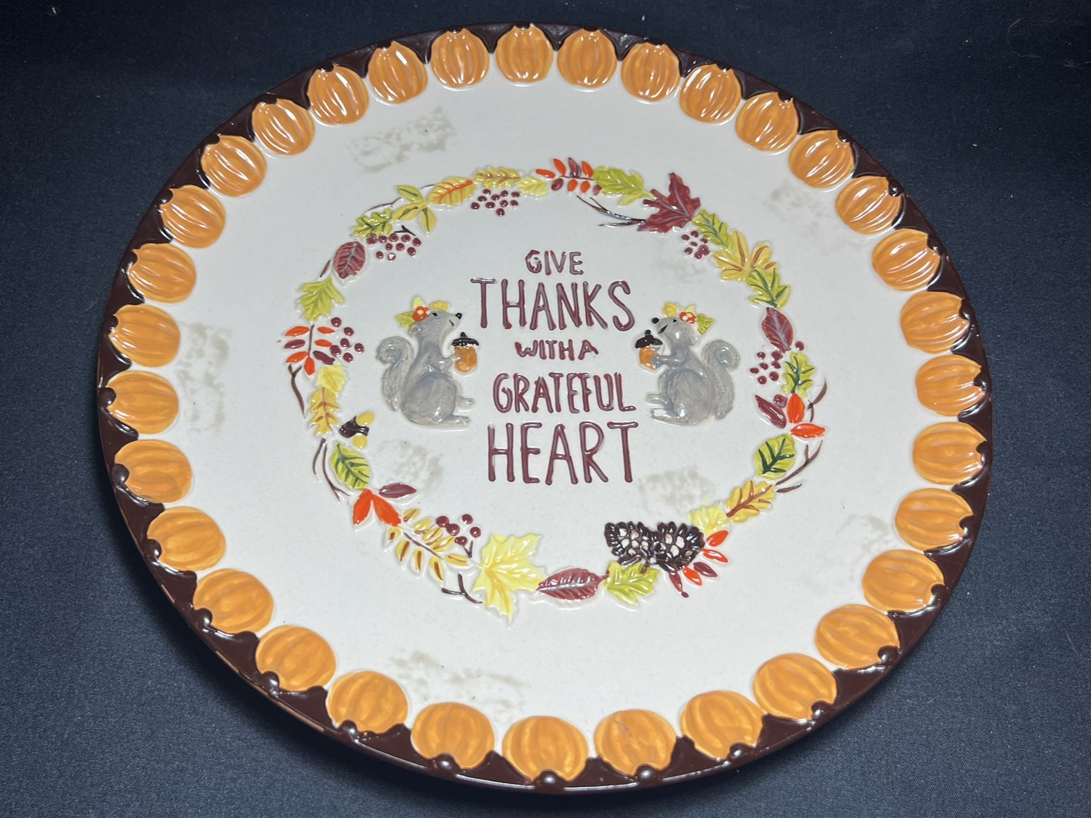 Thanksgiving Decorative Plate | H225