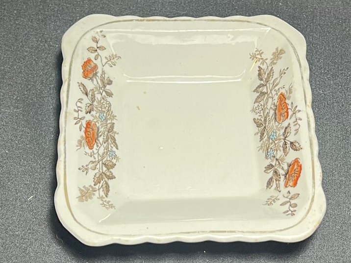 Vintage Floral Porcelain Plate | PFL185