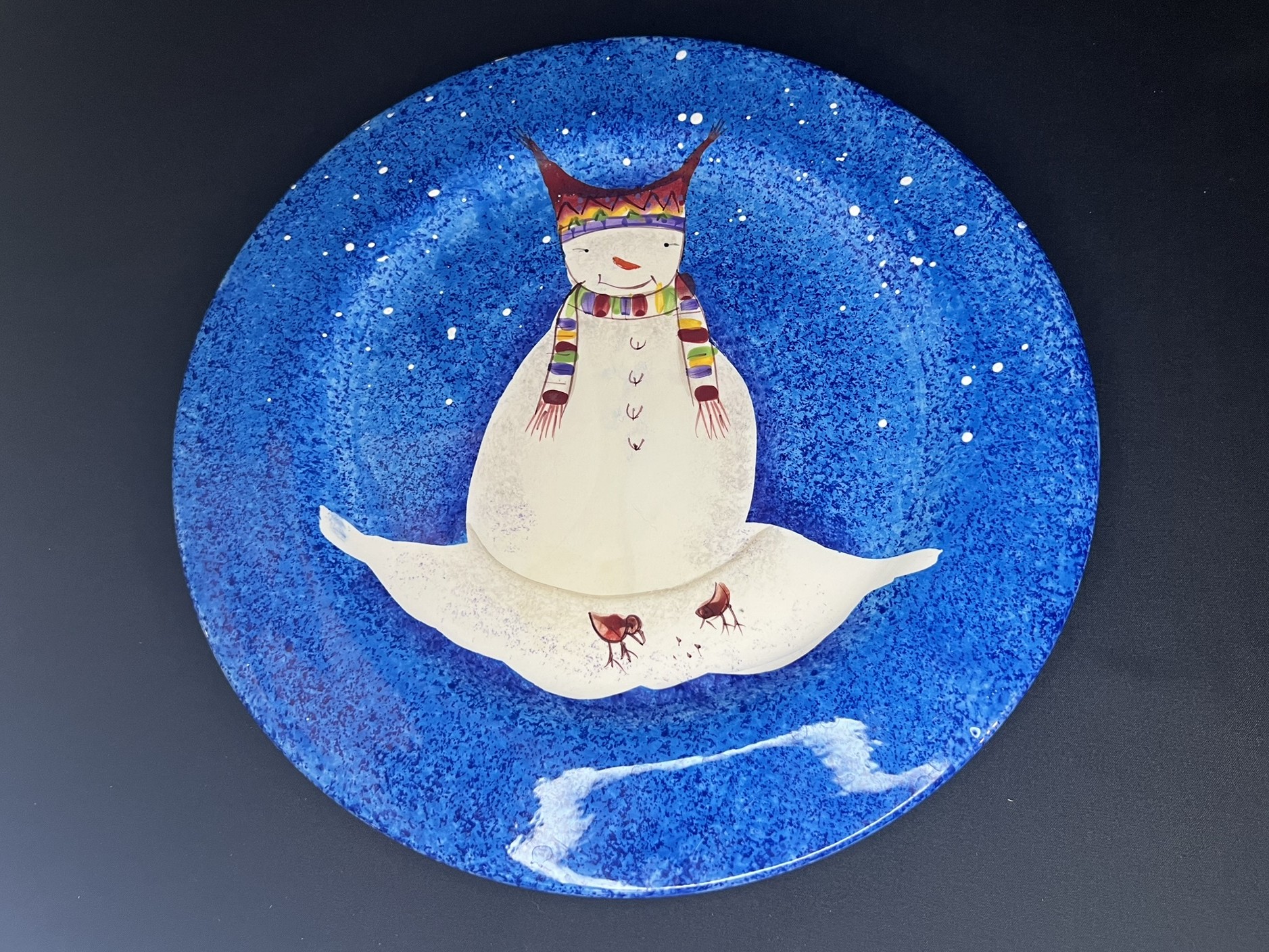 Snowman Decorative Plate | H123