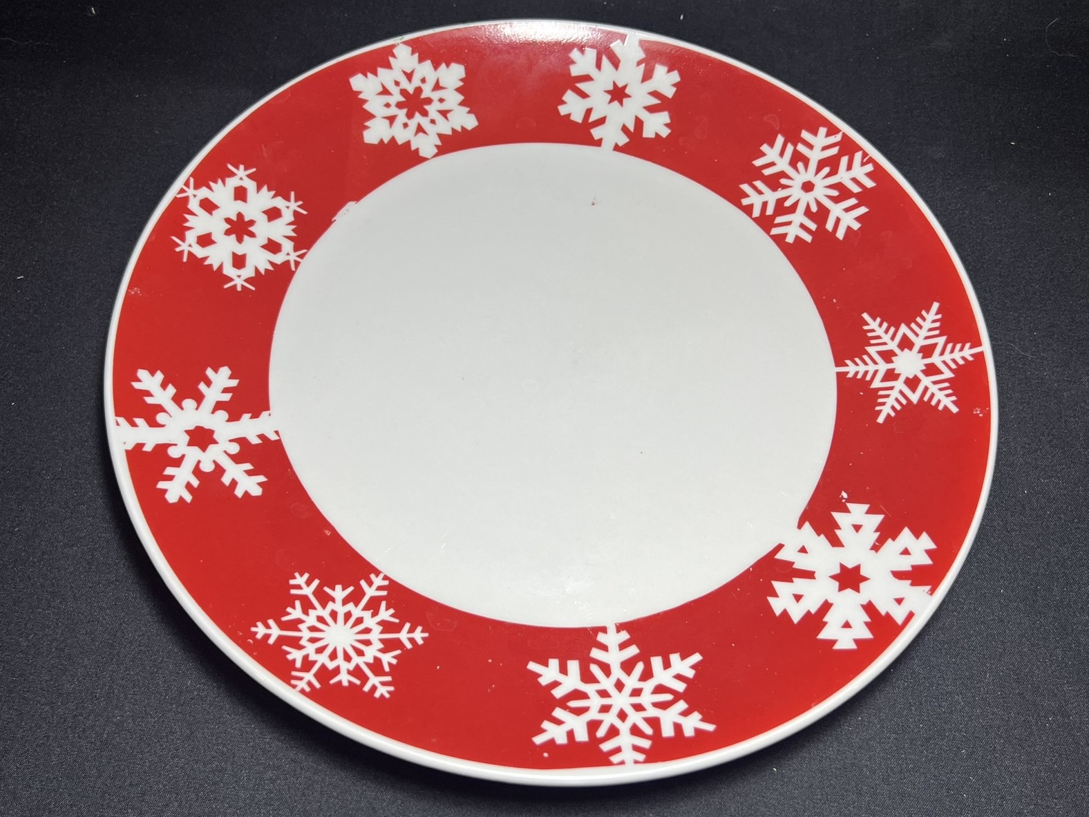 Christmas Snowflake Plate | H222
