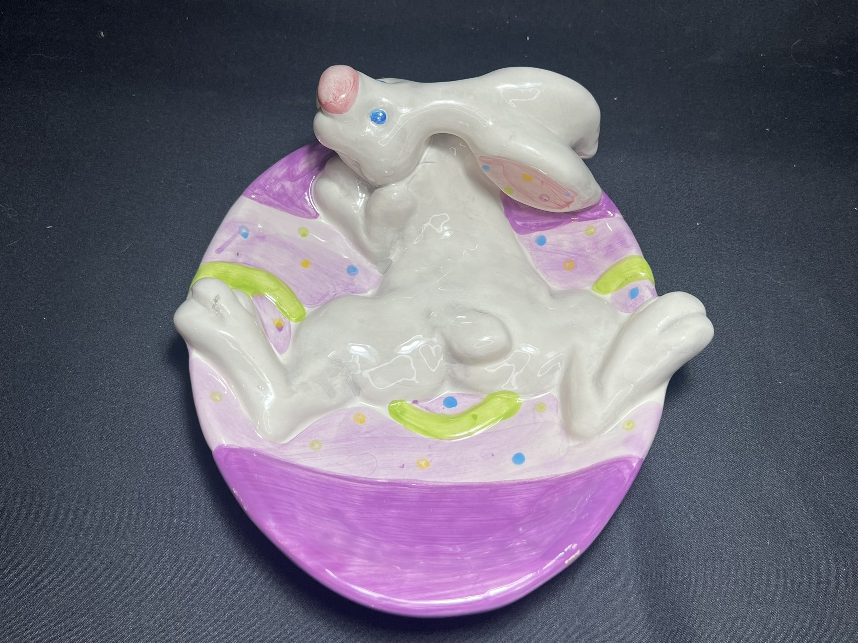 Ceramic Easter Bunny Dish | H160