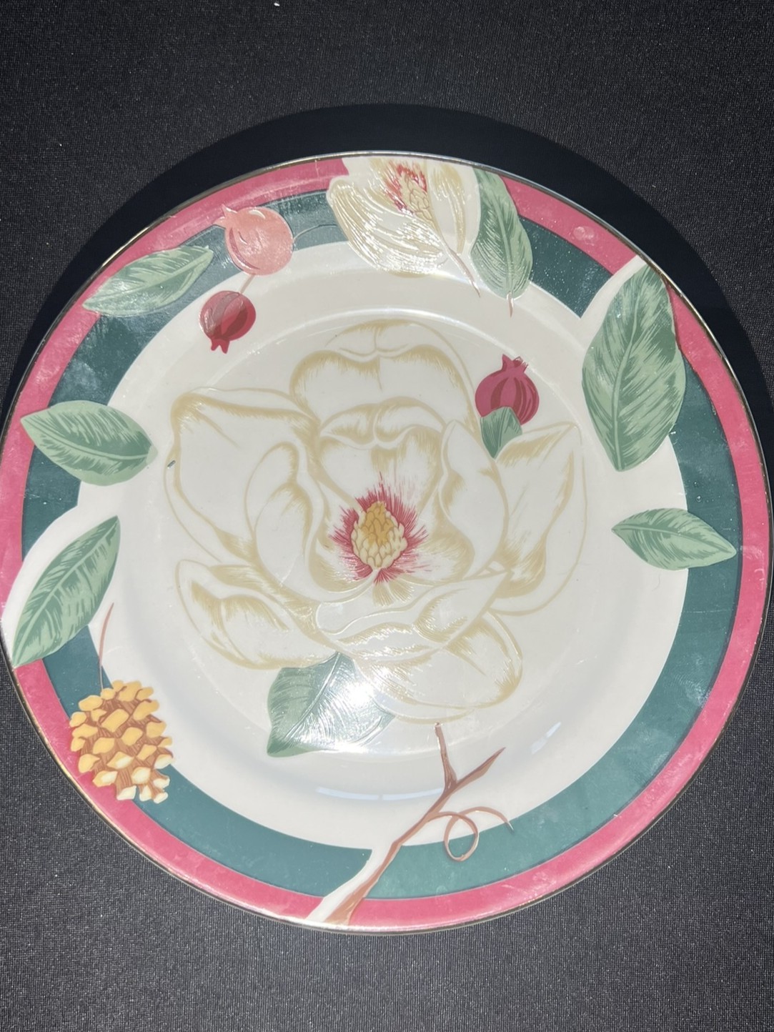 Floral Porcelain Dinner Plate | H137
