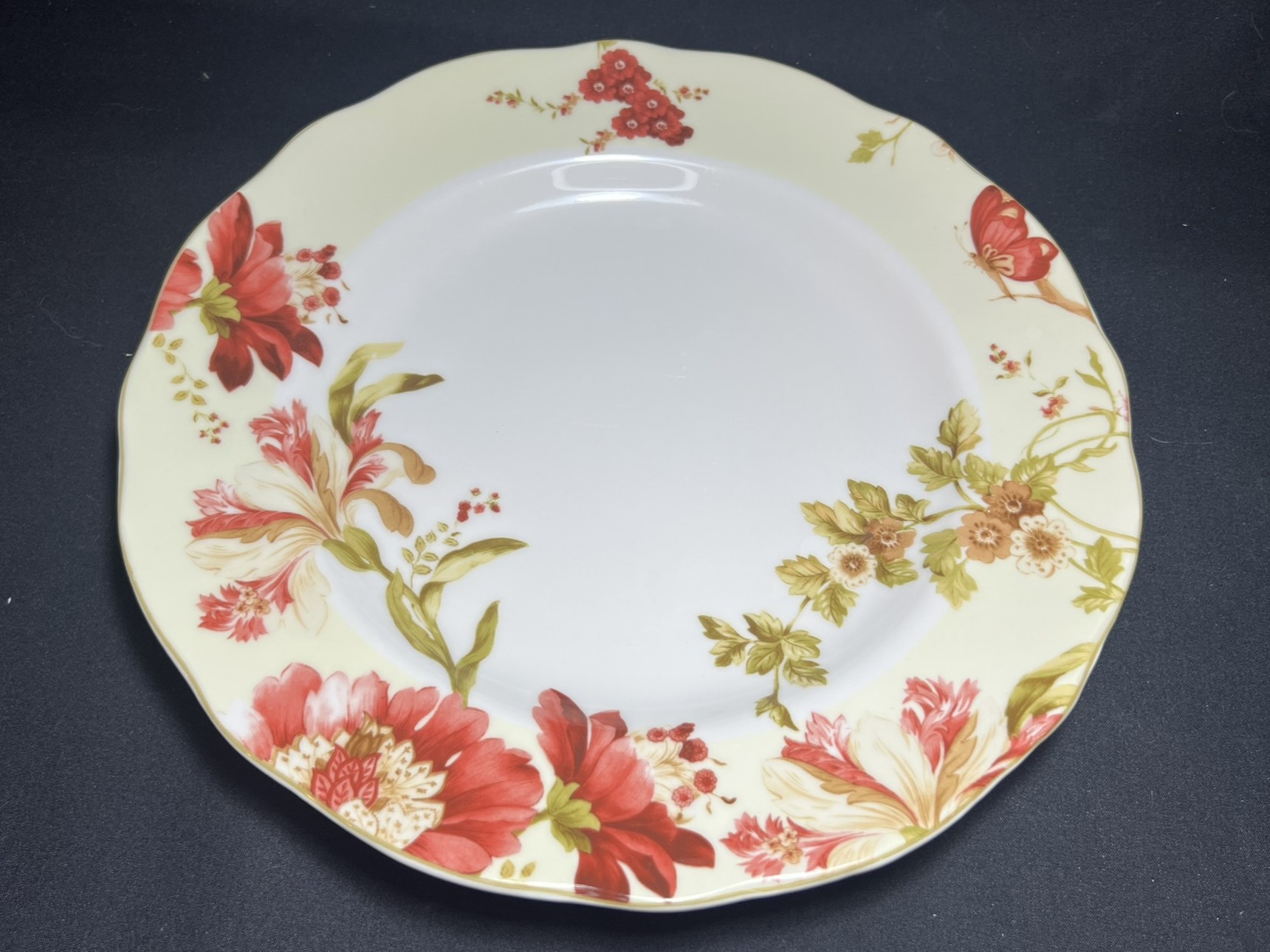 Floral Porcelain Dinner Plate | PFL215
