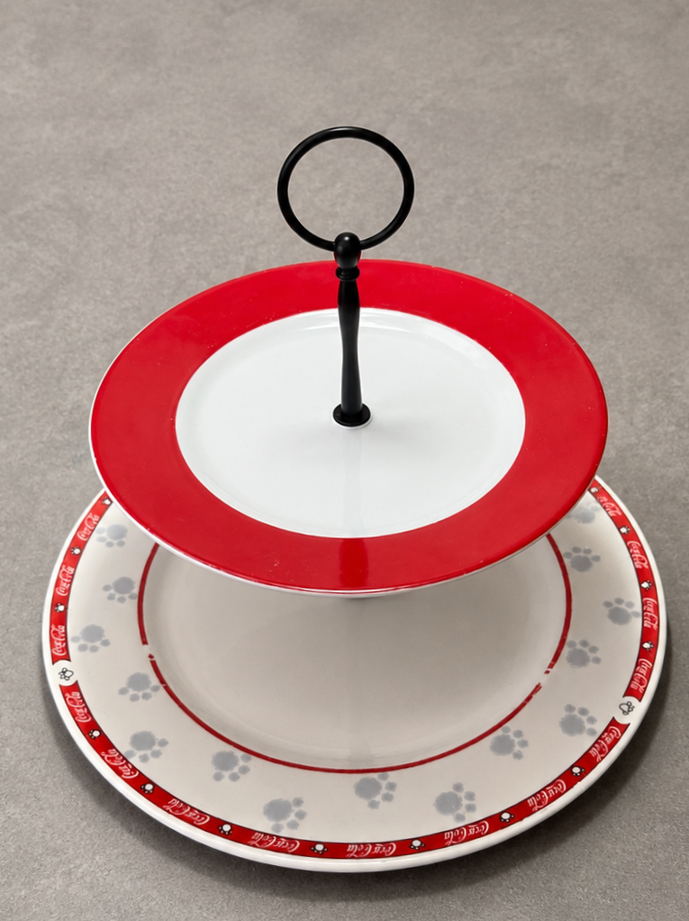 Two-Tier Pet-Themed Serving Stand | 2PA116