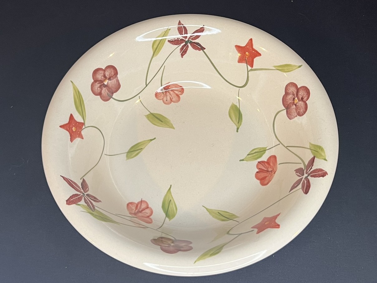 Floral Ceramic Dinner Bowl | B124