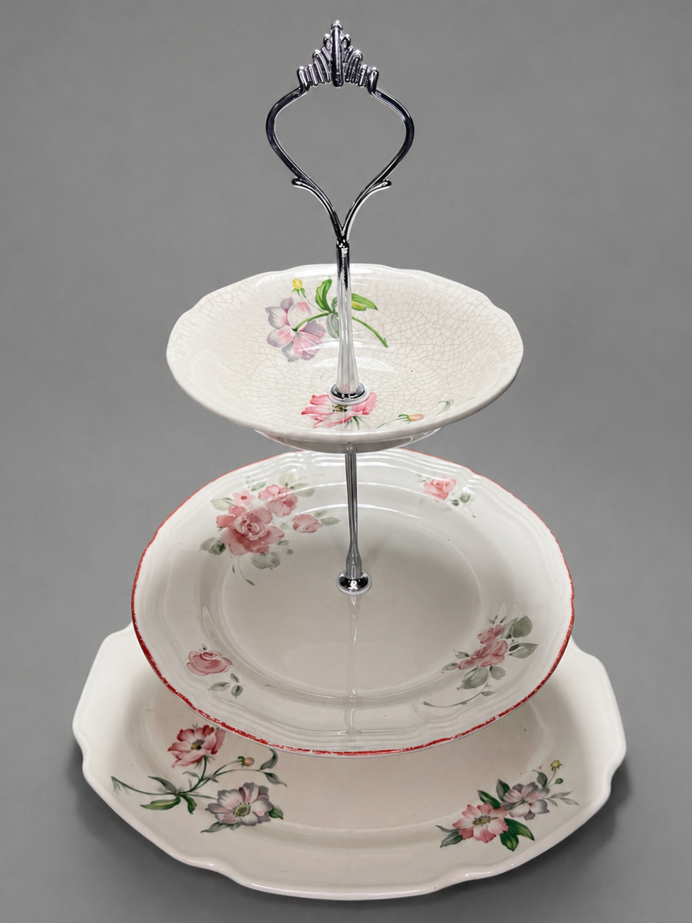 Floral 3-Tier Dessert Stand | 3PA100