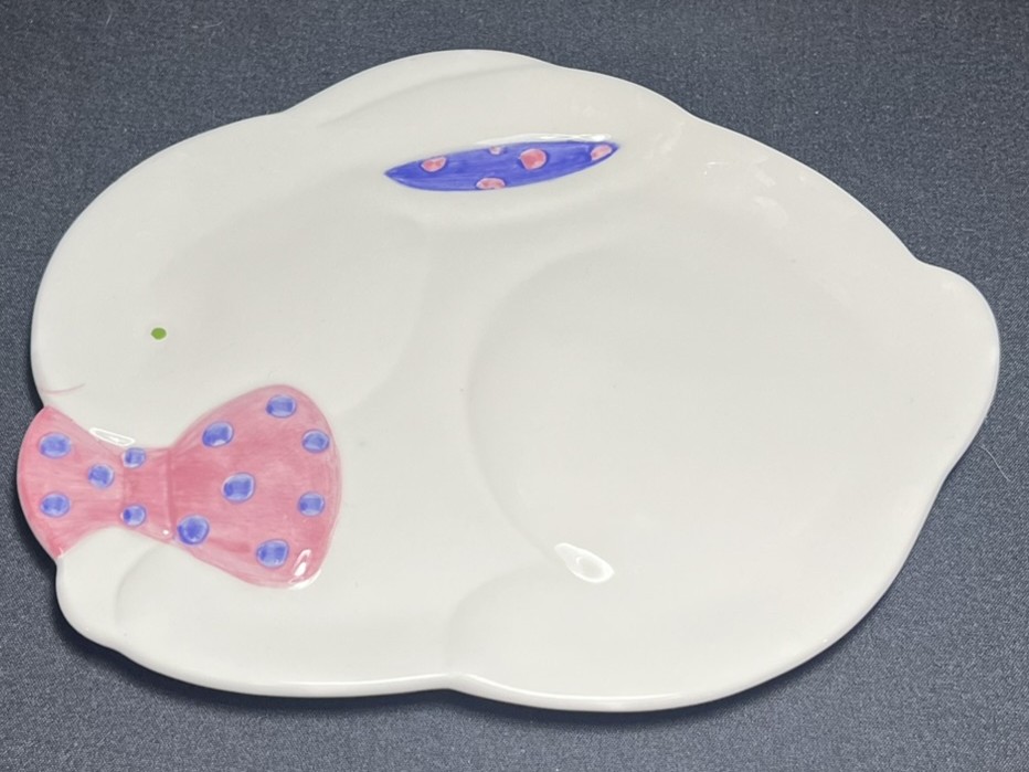 Bunny Shaped Ceramic Plate | H143