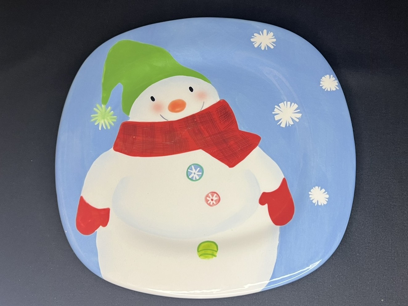 Snowman Holiday Plate | H119