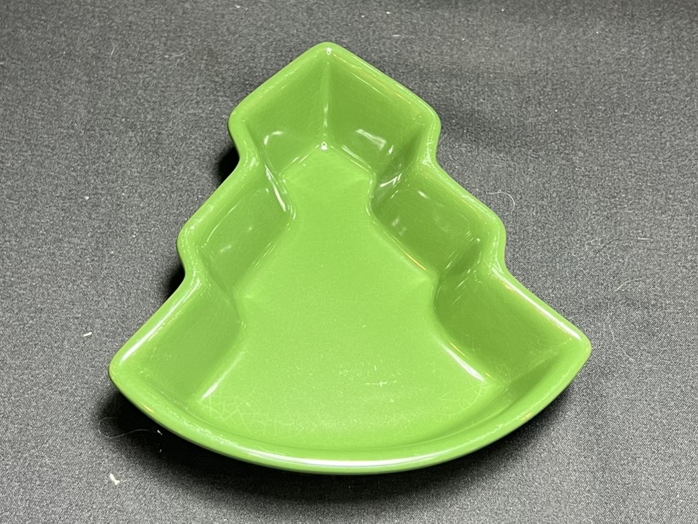 Christmas Tree Shaped Ceramic Plate | H176