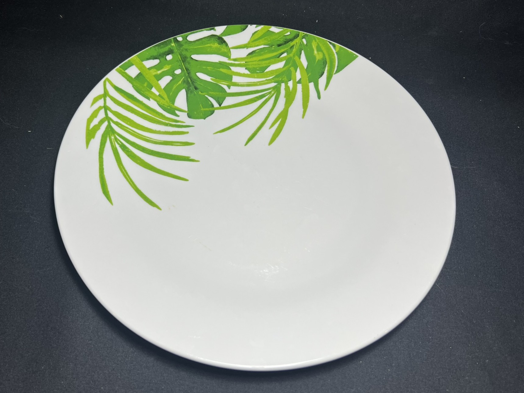 Tropical Leaf Dinner Plate | PFL218