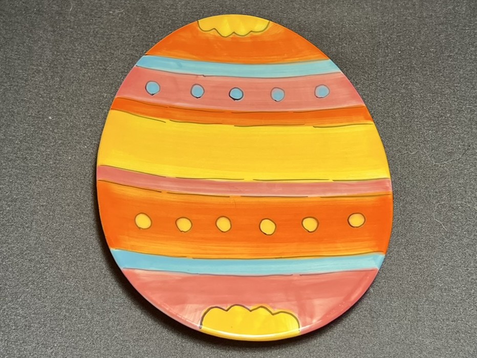 Easter Egg Ceramic Plate | H147