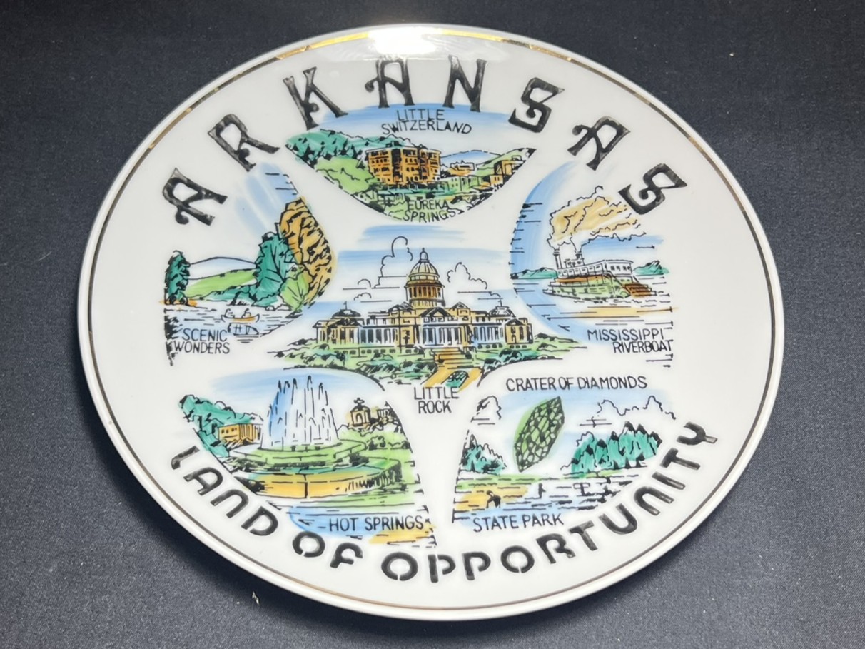 Arkansas Souvenir Decorative Plate | PU125
