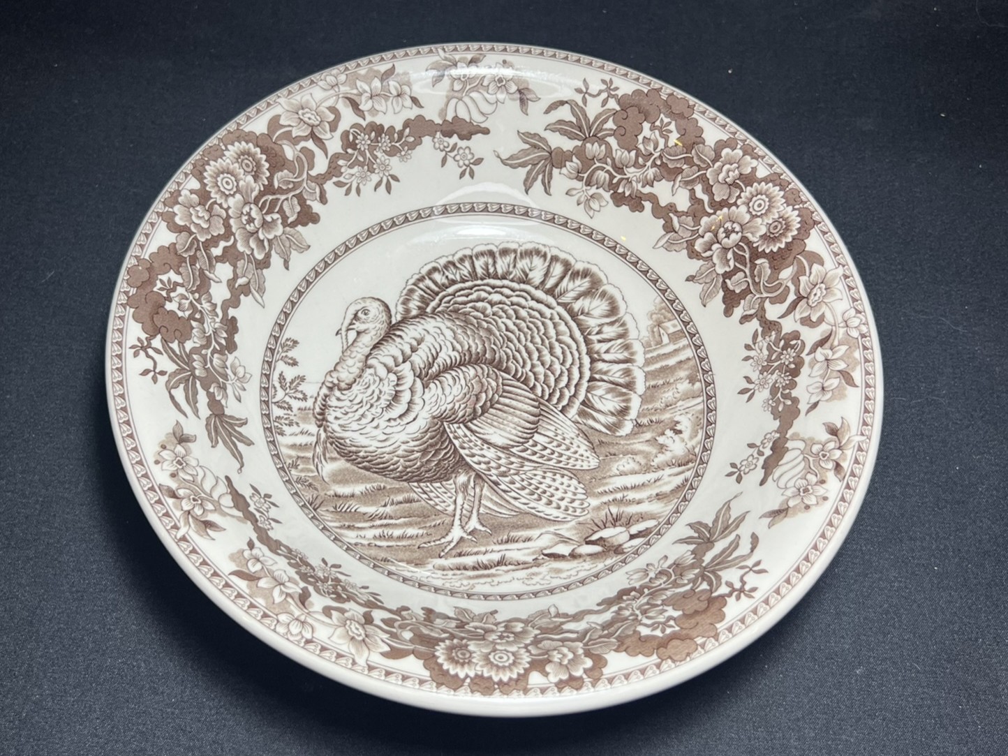 Vintage Turkey Dinner Plate | H241