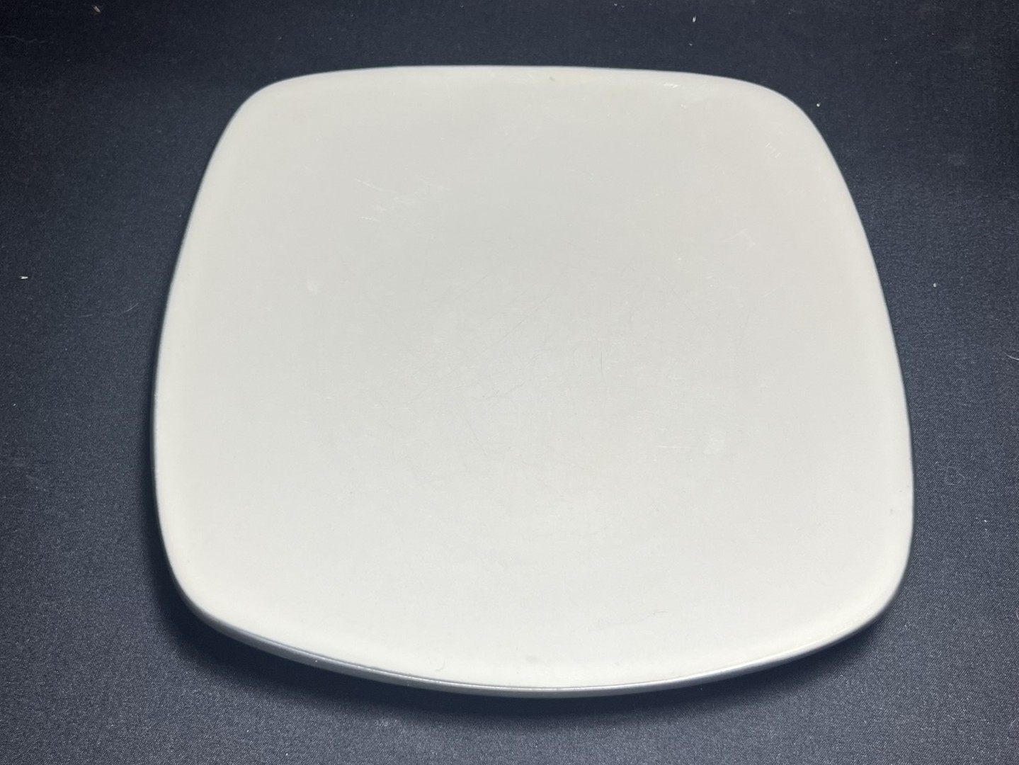 Square White Ceramic Plate | PS120