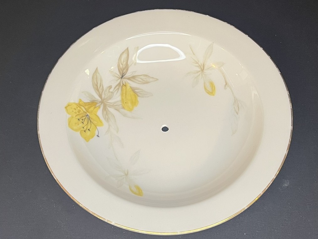 Vintage Floral Porcelain Sink Basin | B111