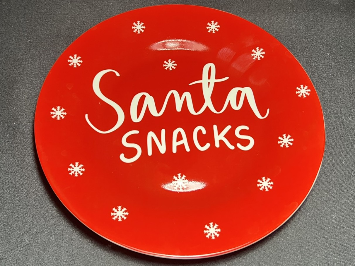 Santa Snacks Plate | H196