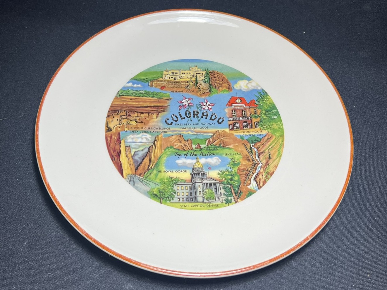 Colorado Souvenir Plate | PU126