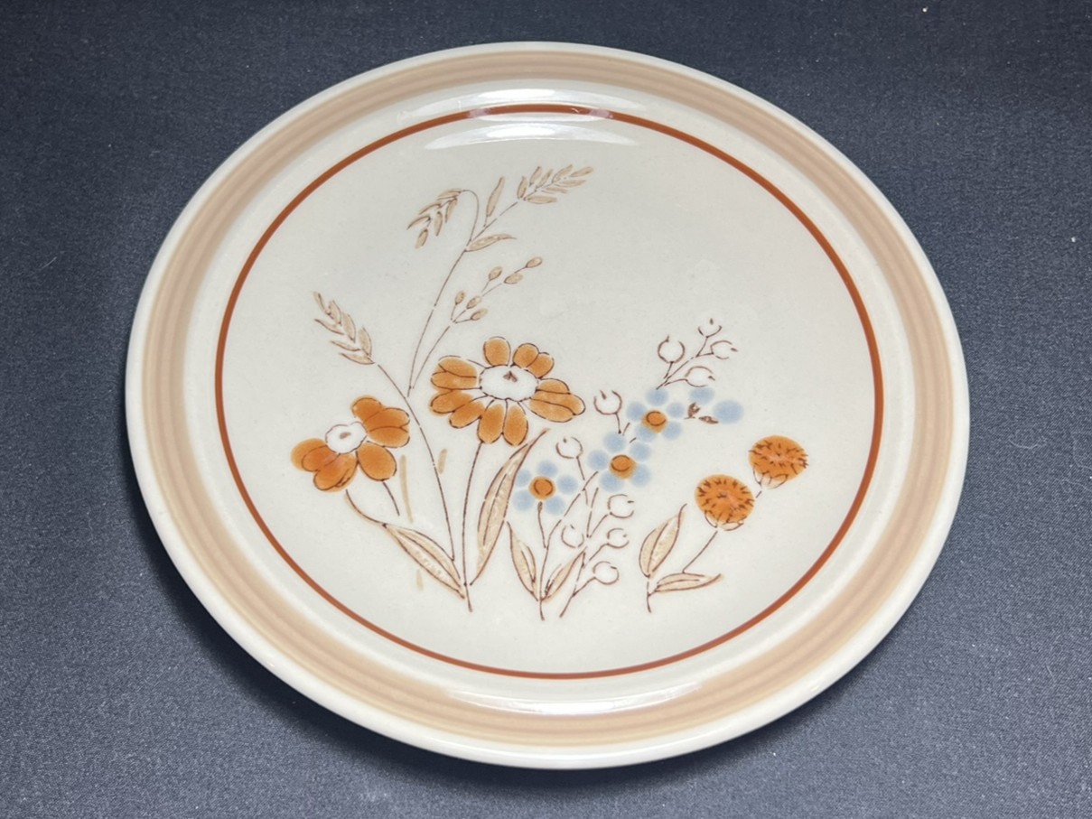 Vintage Floral Ceramic Plate | PFL203