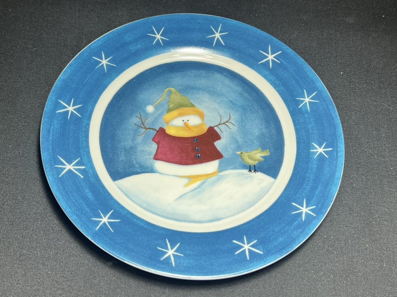 Snowman Winter Decorative Plate | H182