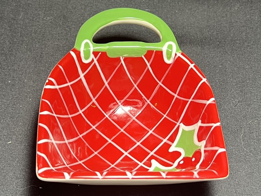 Festive Handbag Ornament Dish | H173