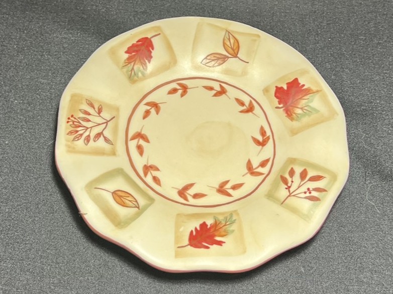 Autumn Leaf Ceramic Plate | H152