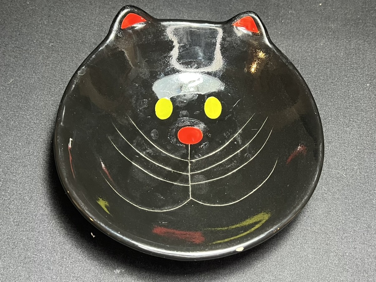 Cat Face Ceramic Dish | H165