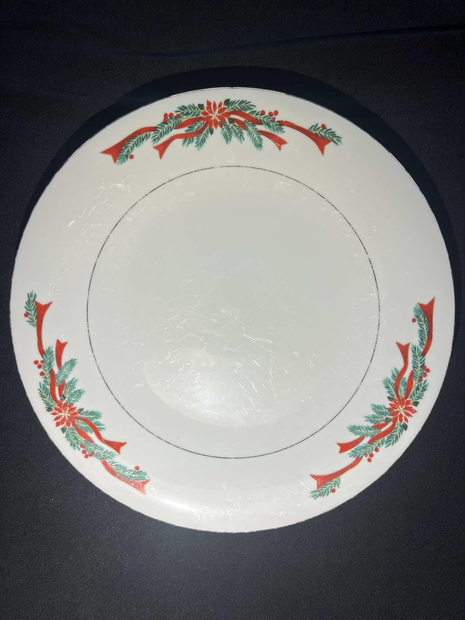 Festive Holiday Dinner Plate | H126