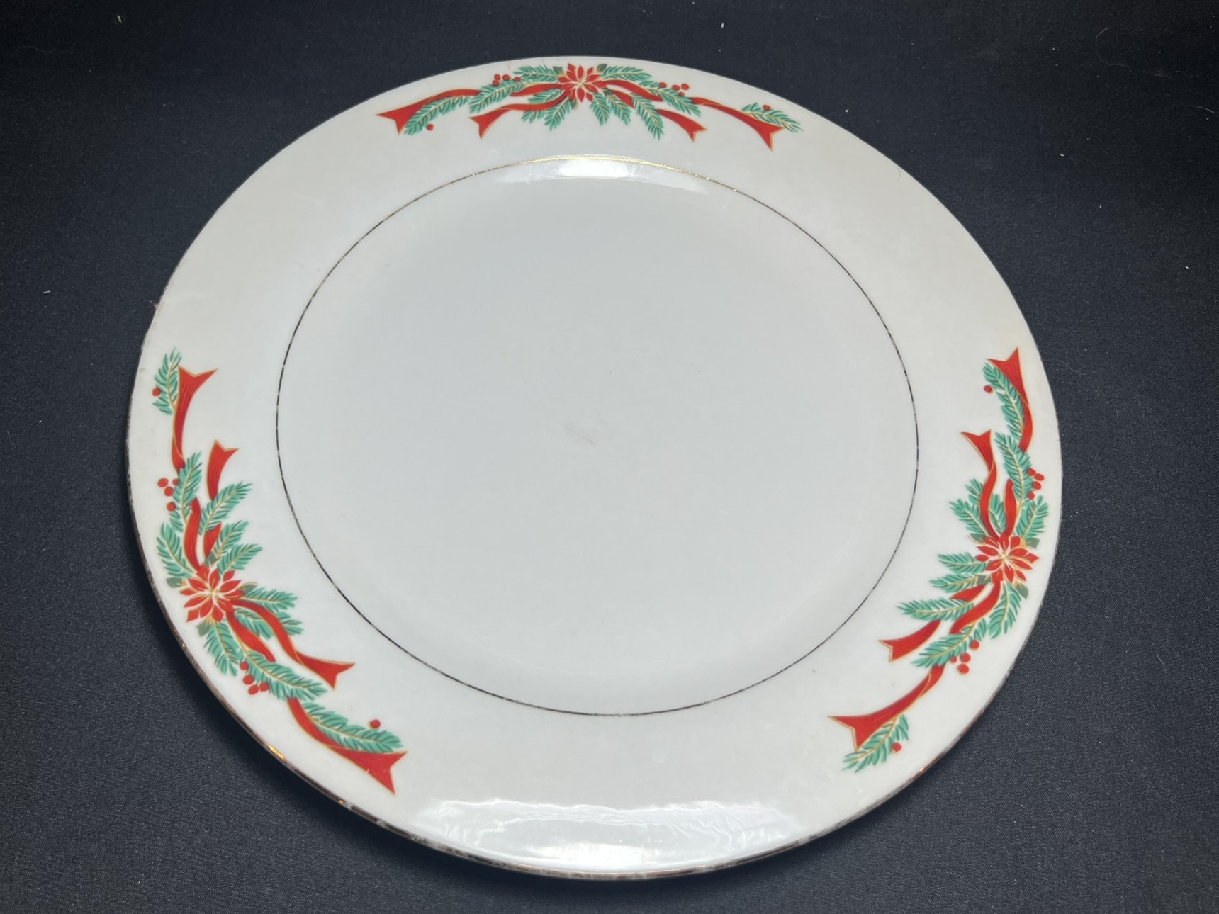 Festive Holiday Dinner Plate | H219