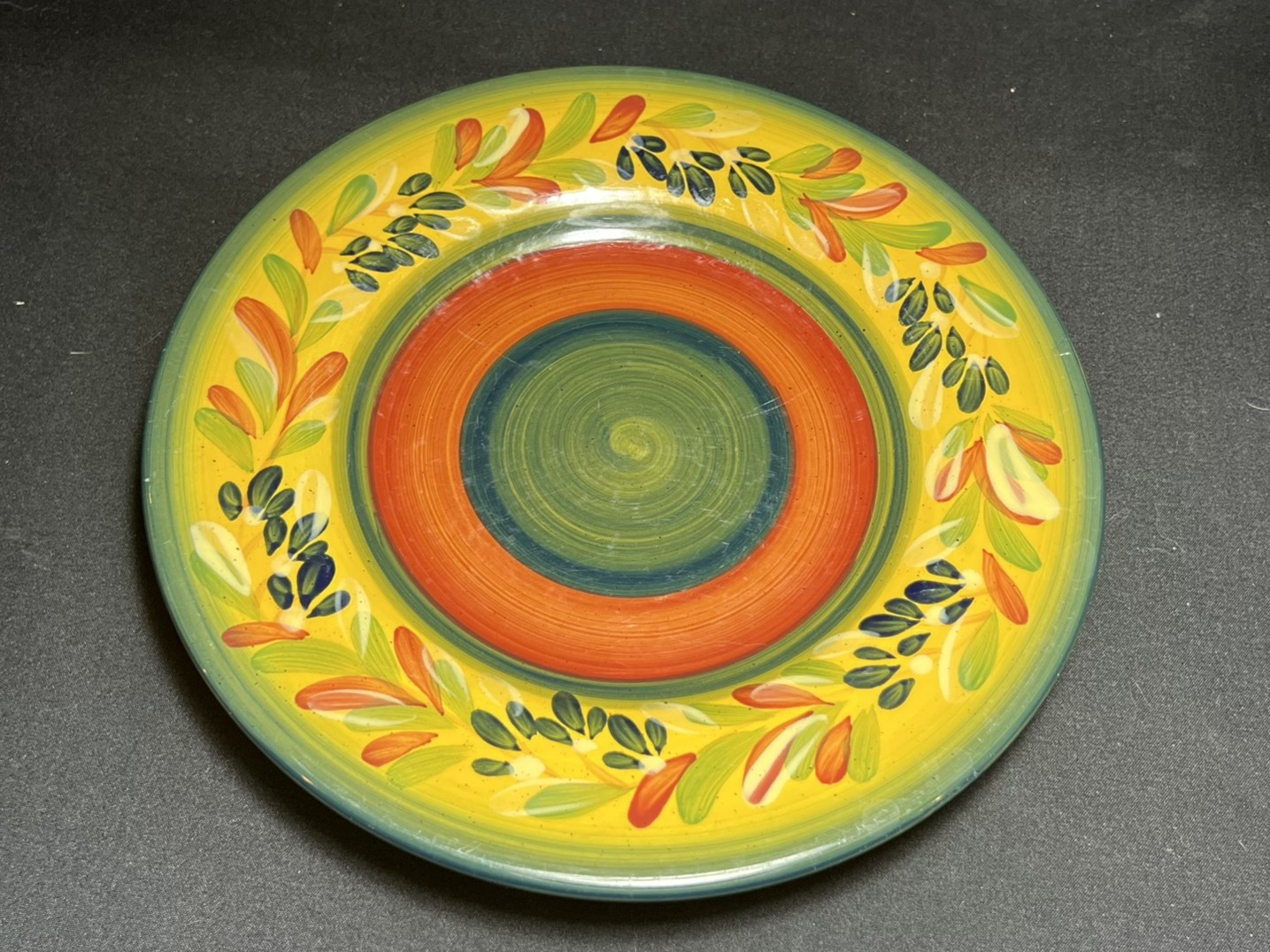 Hand-Painted Ceramic Plate | PFL207