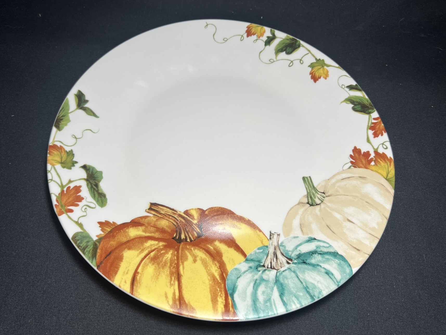 Autumn Pumpkin Dinner Plate | H229