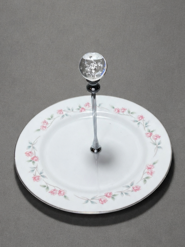 One Tier Floral Jewelry Stand | 1PA107