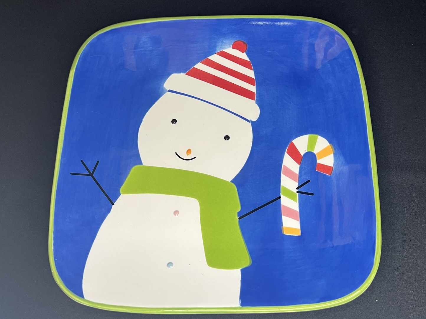 Snowman Holiday Plate | H121