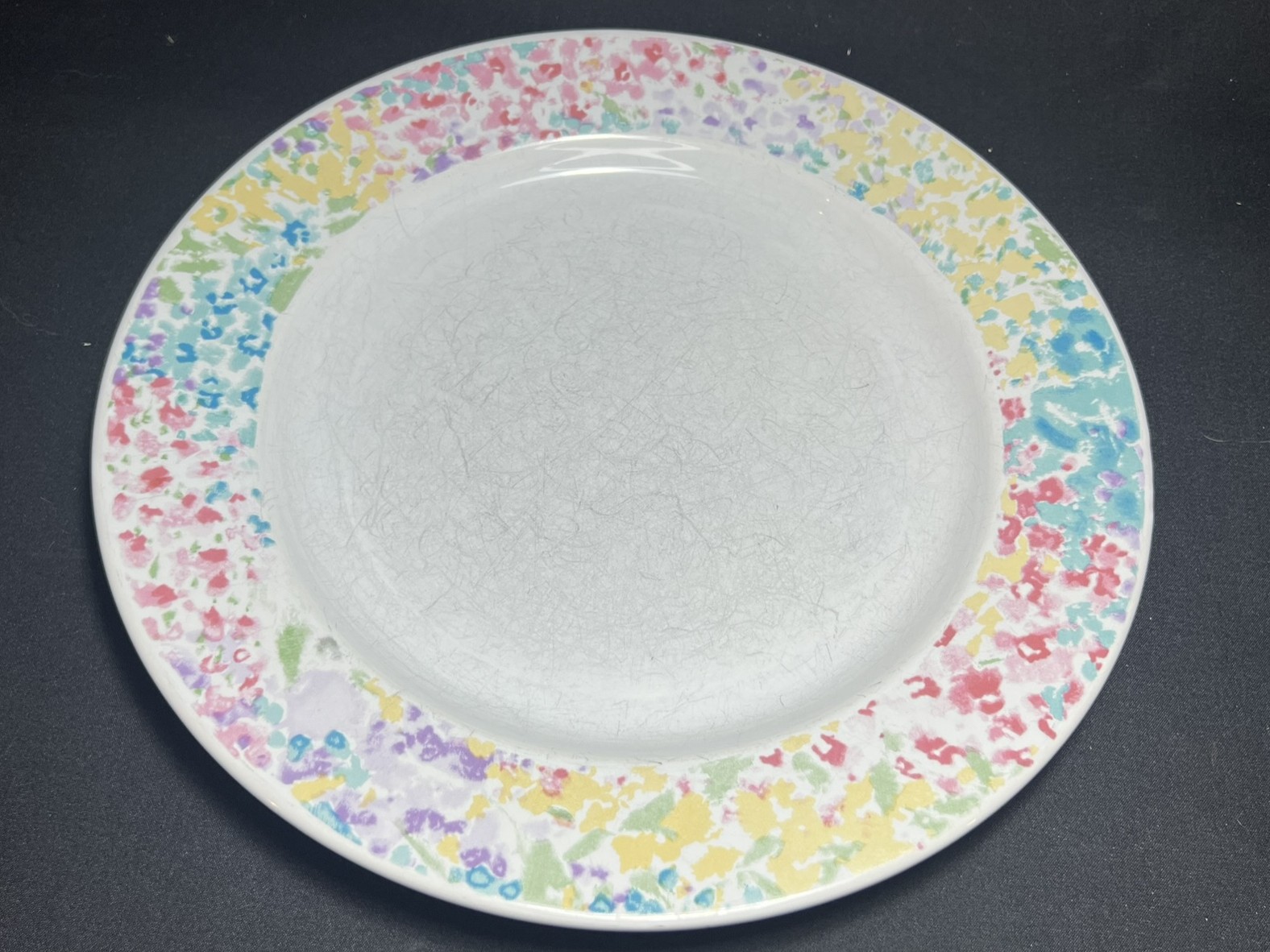 Pastel Confetti Dinner Plate | PFL216