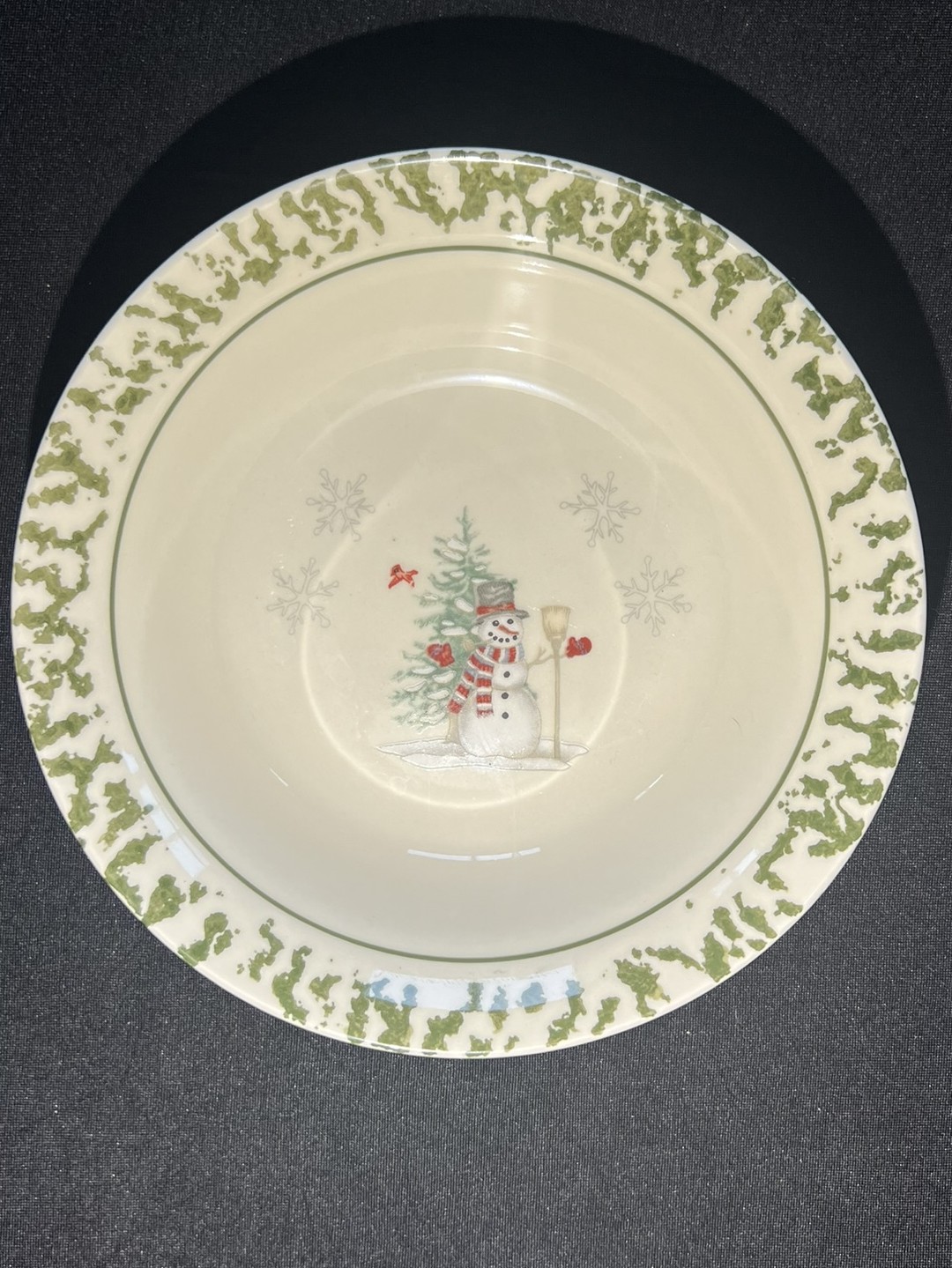 Holiday Snowman Soup Bowl | H128