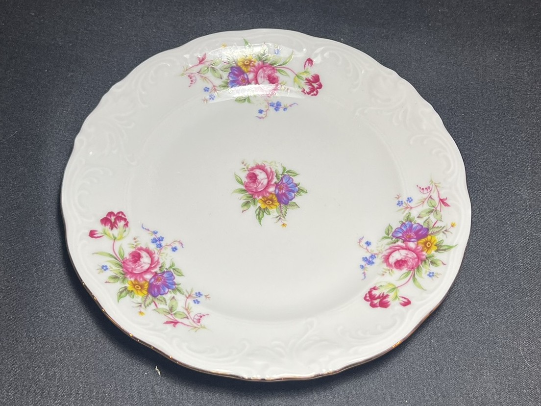 Floral Porcelain Dinner Plate | PFL199