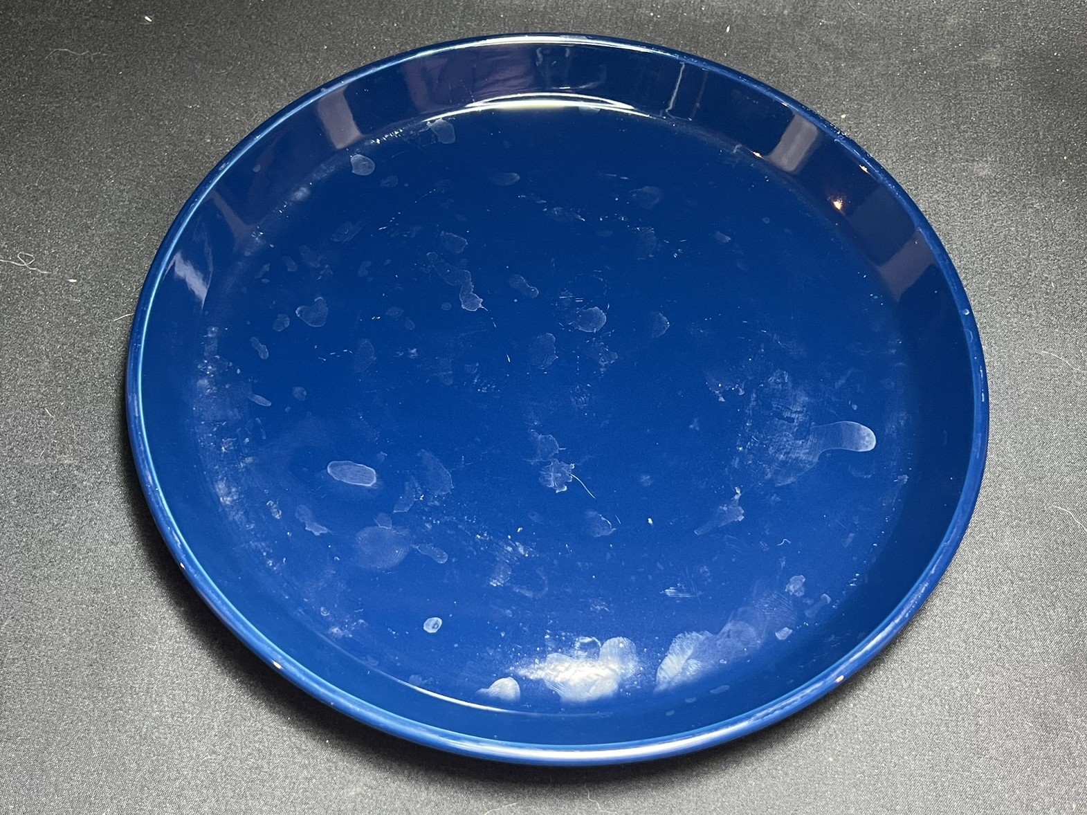 Blue Plastic Dinner Plate | PC157