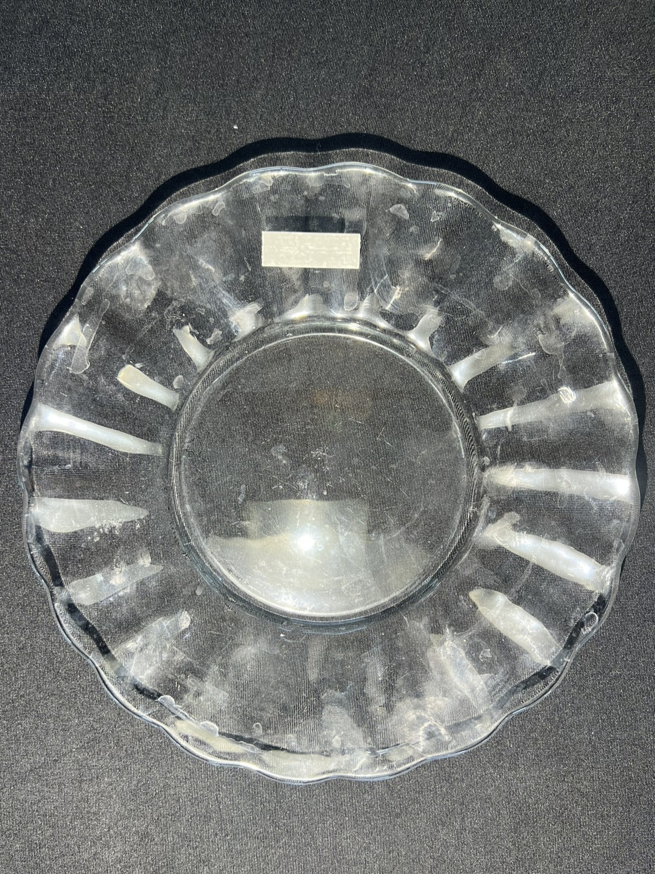 Clear Glass Dessert Plate | PG102