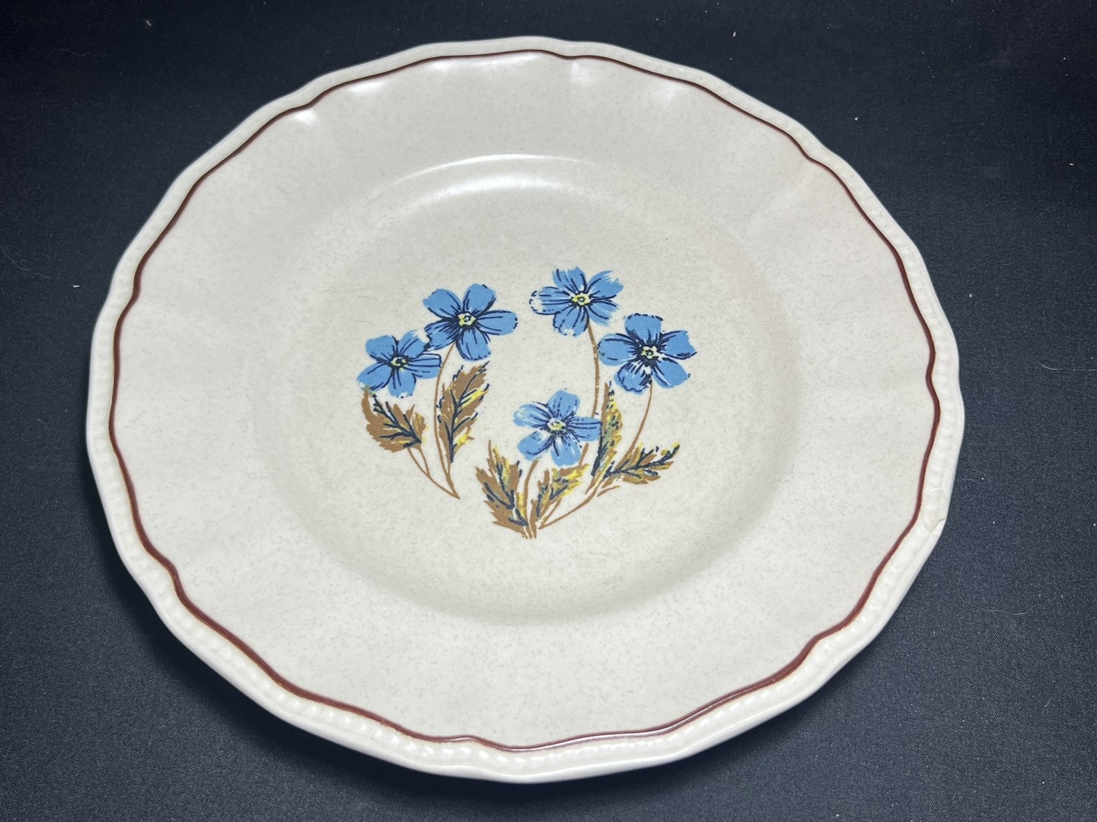 Vintage Floral Ceramic Plate | PFL211